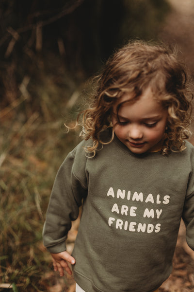 Sweatshirt - Animals Are My Friends